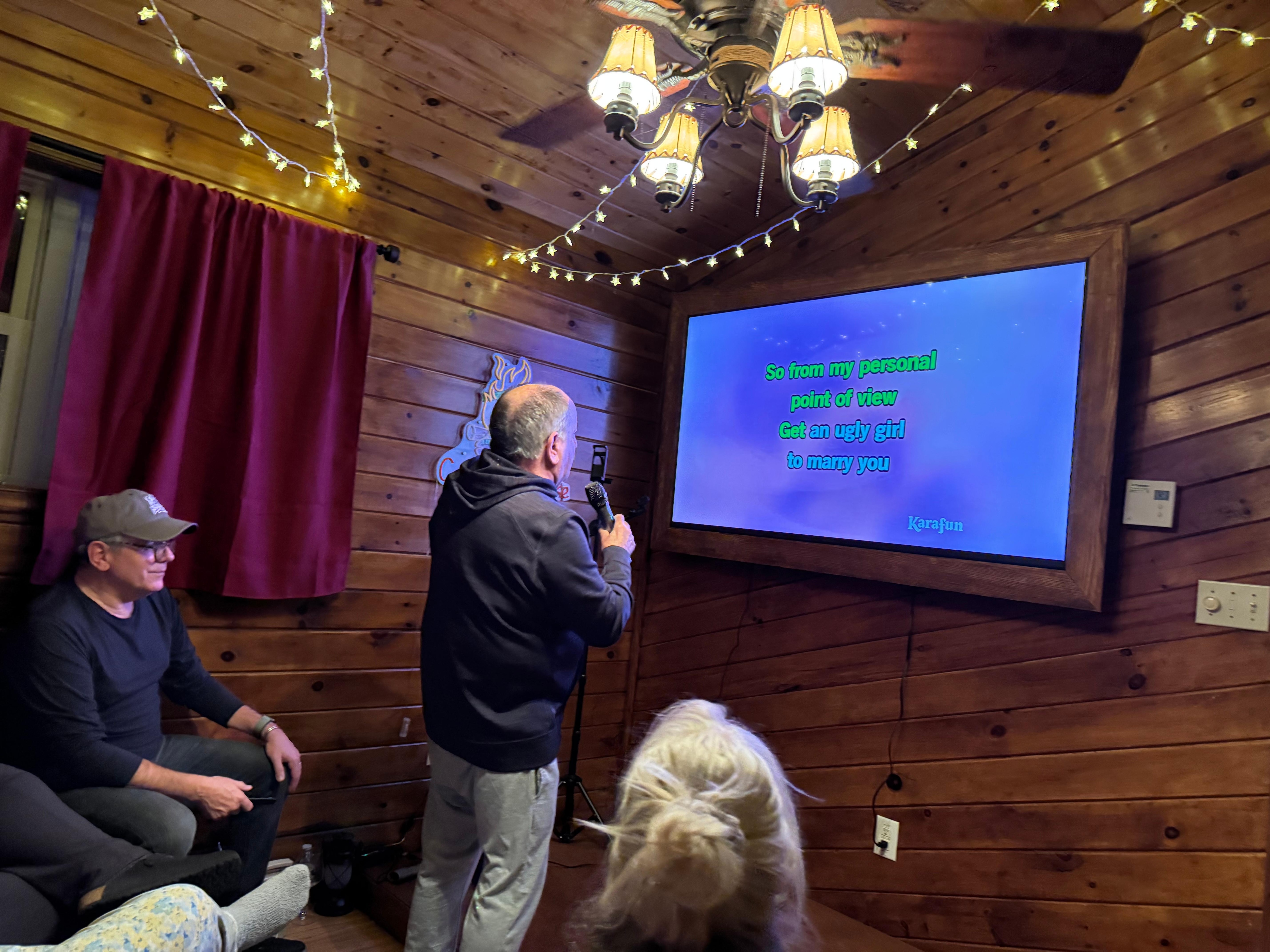 Karaoke room was a blast!!!! 