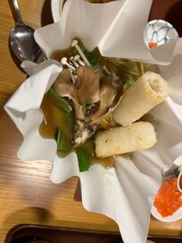夜バイキングの名物ほうとう鍋