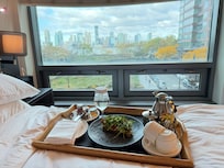 Room view from our suite. Room service and food excellent