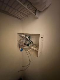 In the closet/cost rack