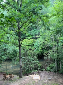 Peaceful flowing creek