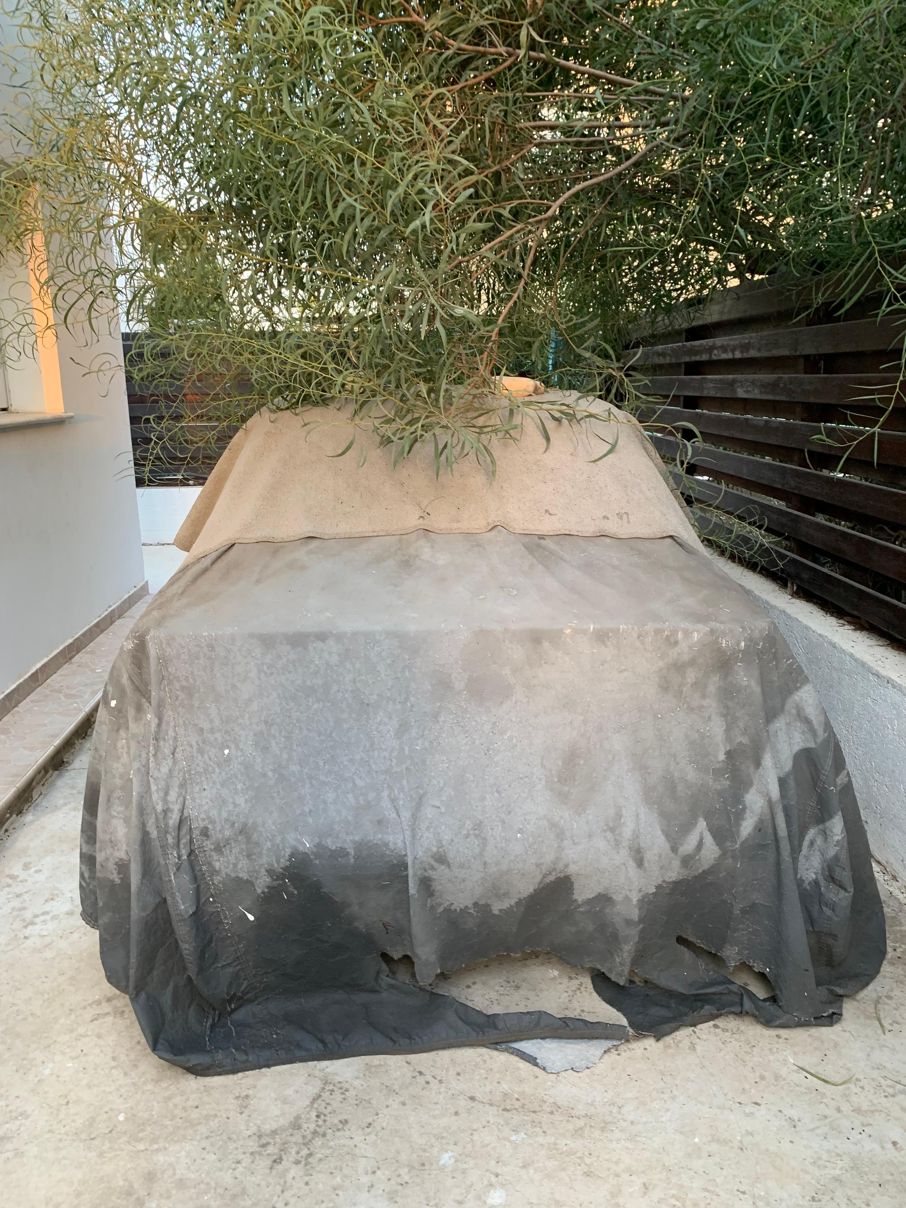 Garden area around the villa was small- especially as car parked in front of front door.