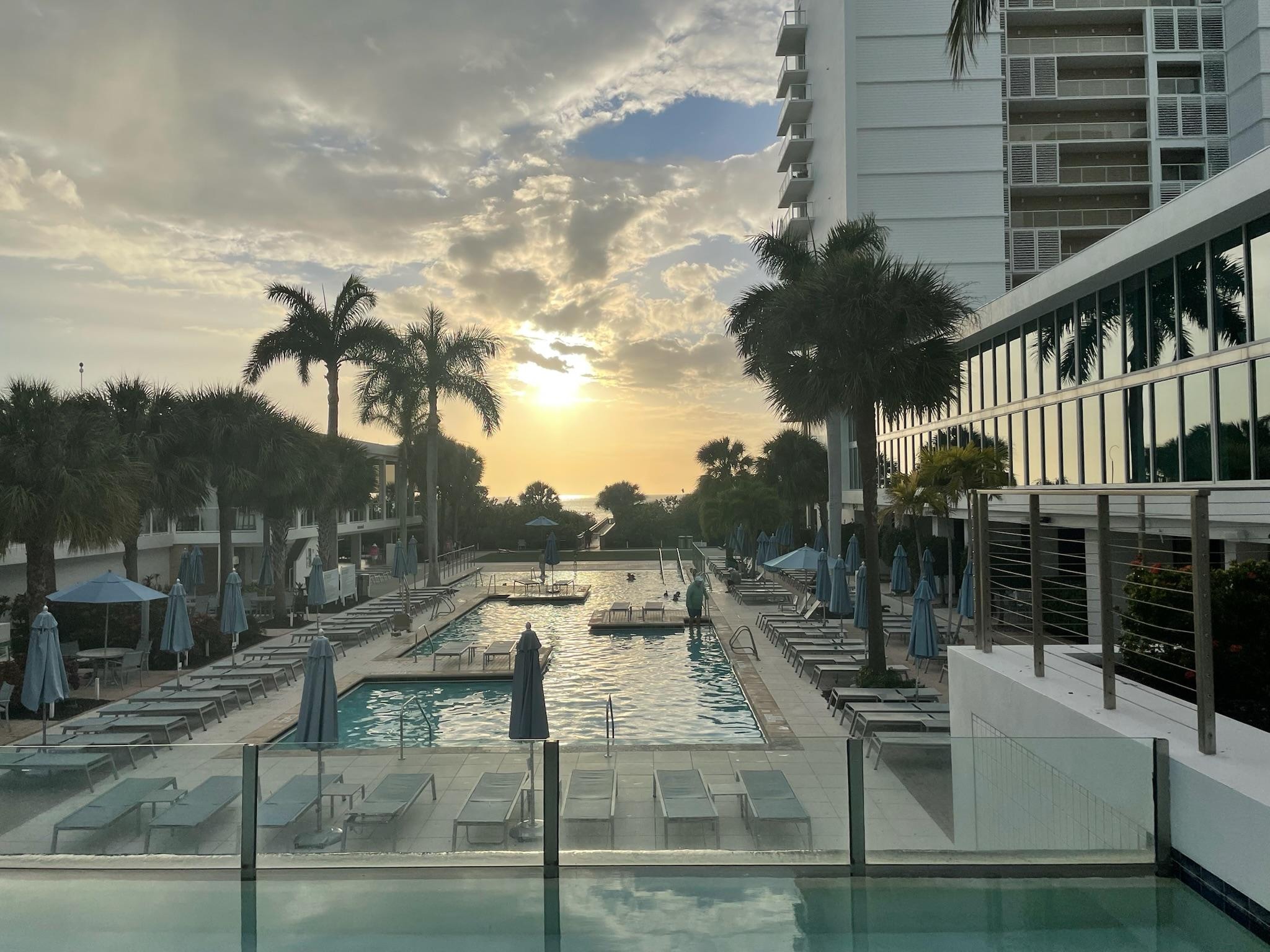 Pools were fabulous. 