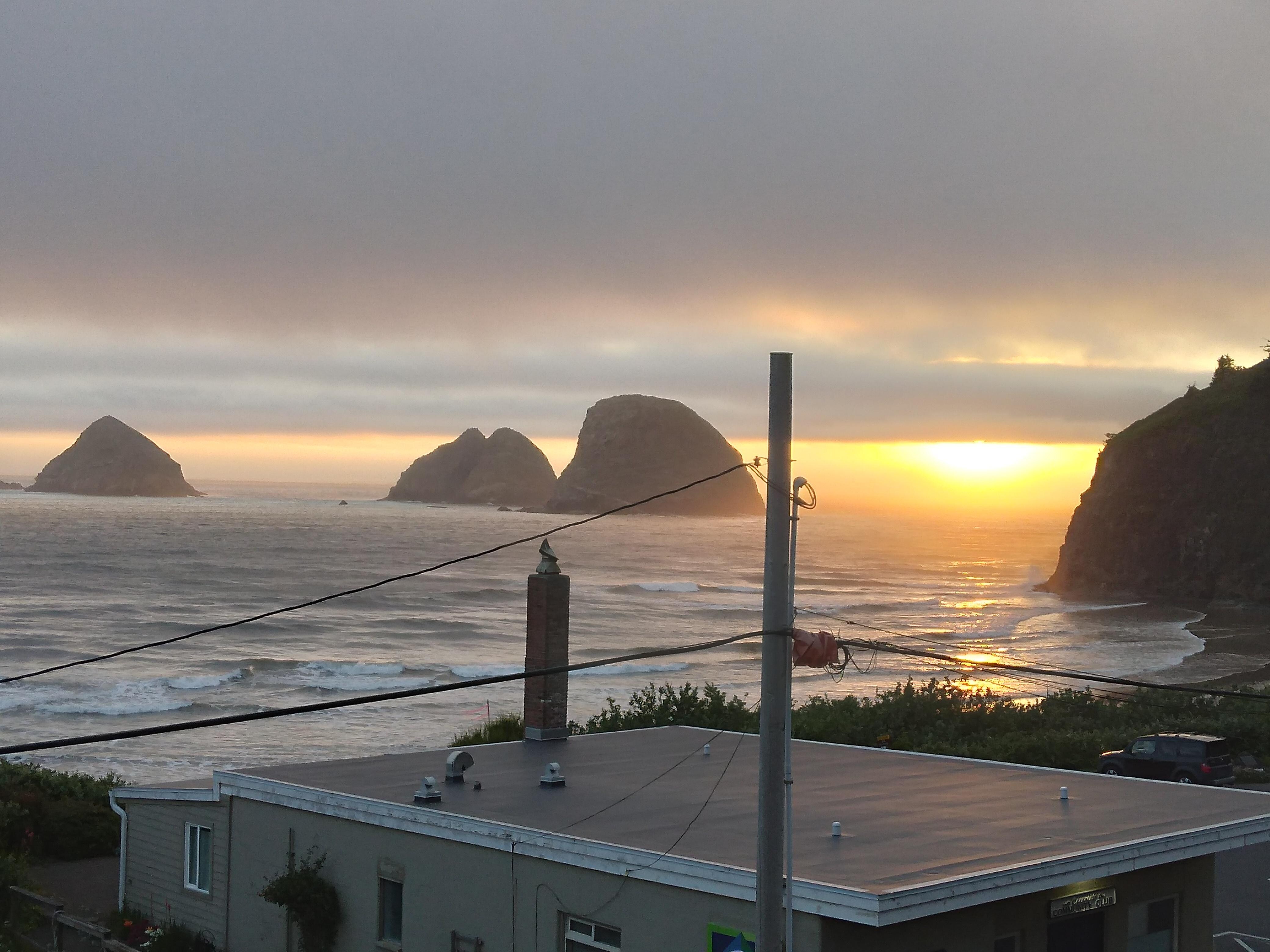Sunset from room