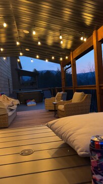 Covered deck was fantastic!