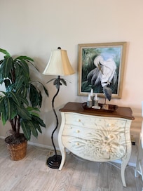 This was decor in the living room. And there was much much more classy decor.