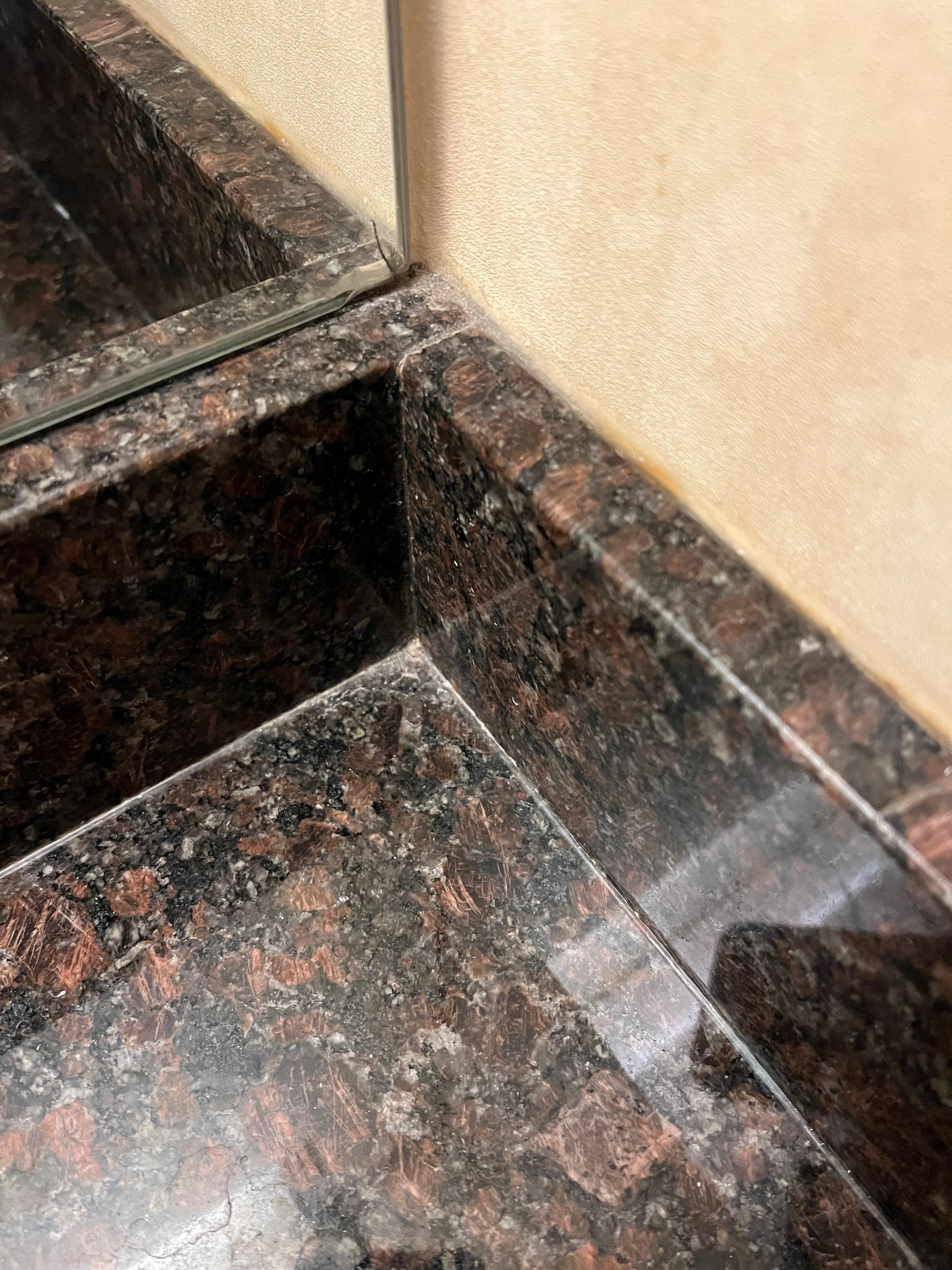 Bathroom was filthy, corner was not cleaned properly.