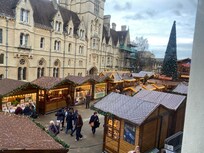 View from my room. Christmas market
