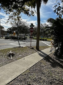 Sims Park across the street