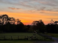 Sunrise view from our window