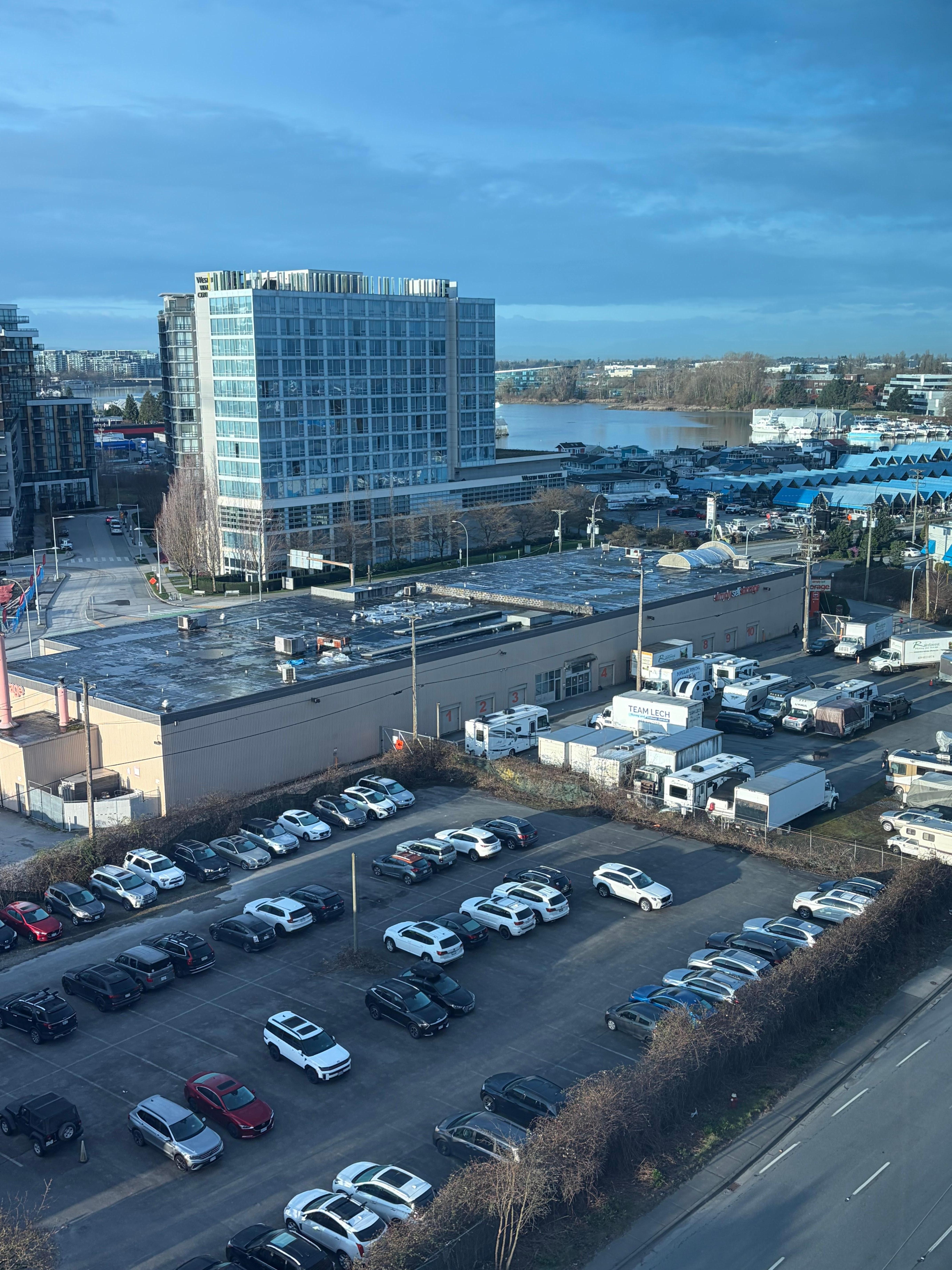 View from the room window 