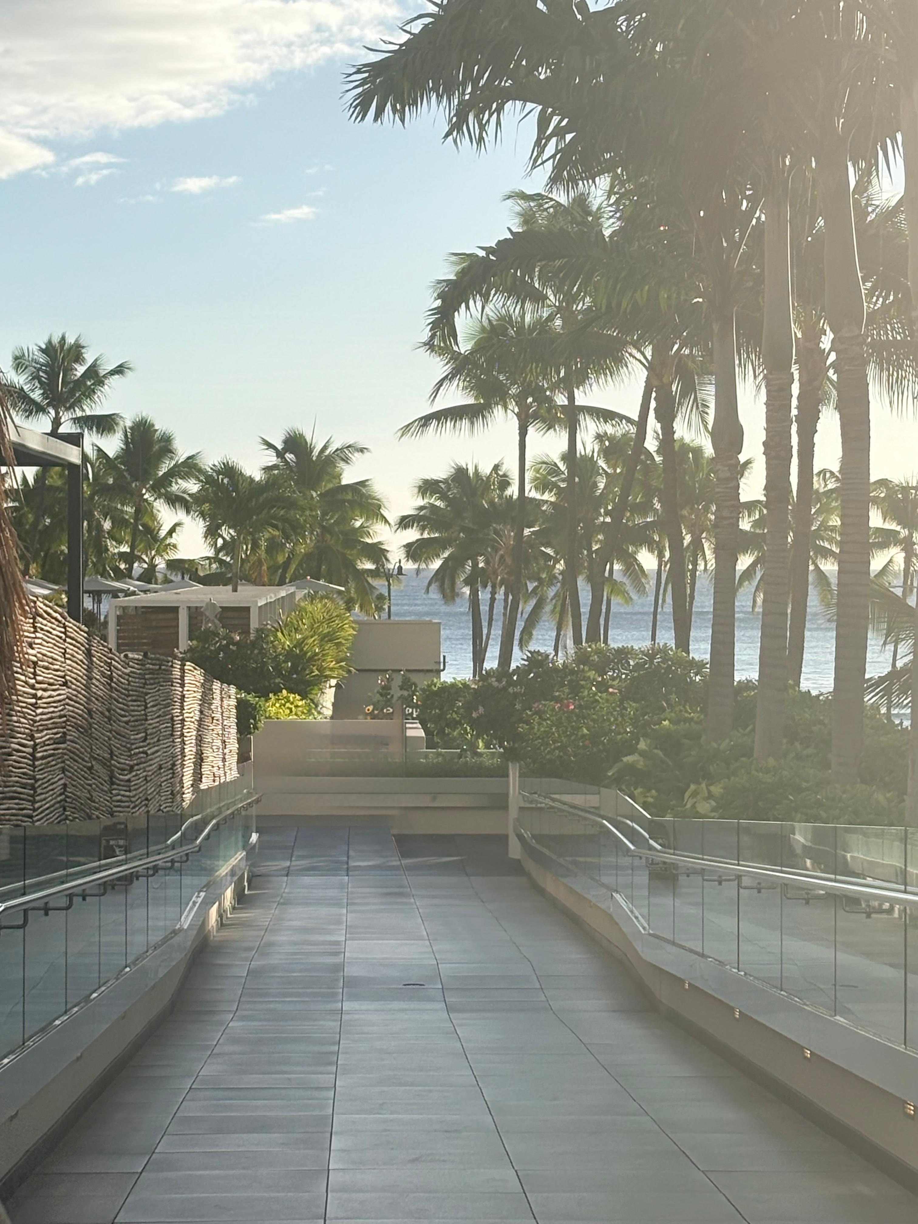 This is a view from the property near where they hold the luau