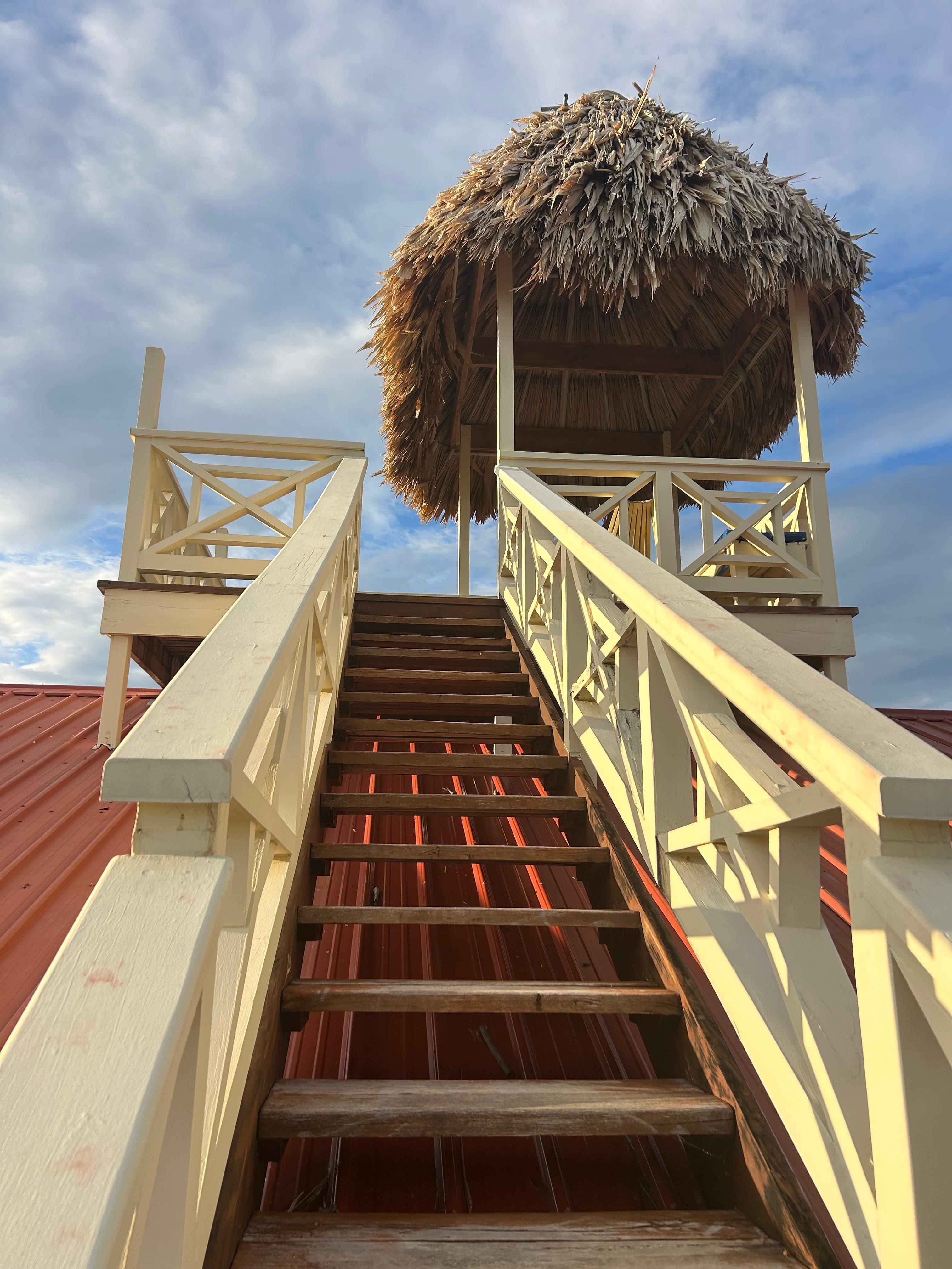 Widows walk on the top of each condo.