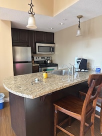 Nice kitchen.