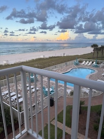 View from the balcony