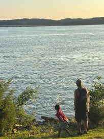 Throwing rocks