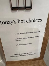 Hot Breakfast selections