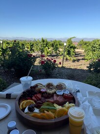 Breakfast with a view.