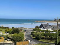 Vue sur la mer depuis l'appartement