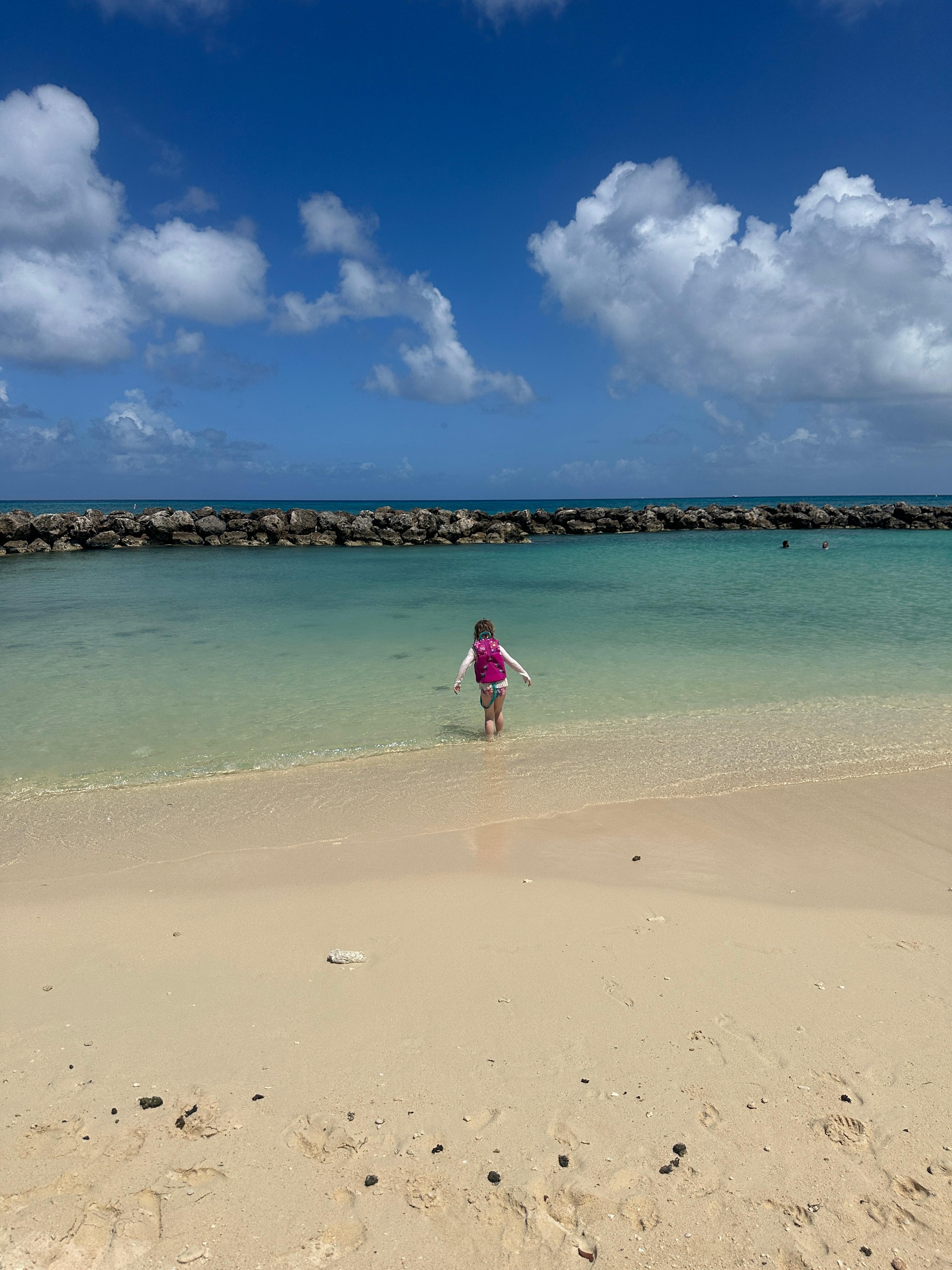 The swimming cove area just steps away from the condo. 