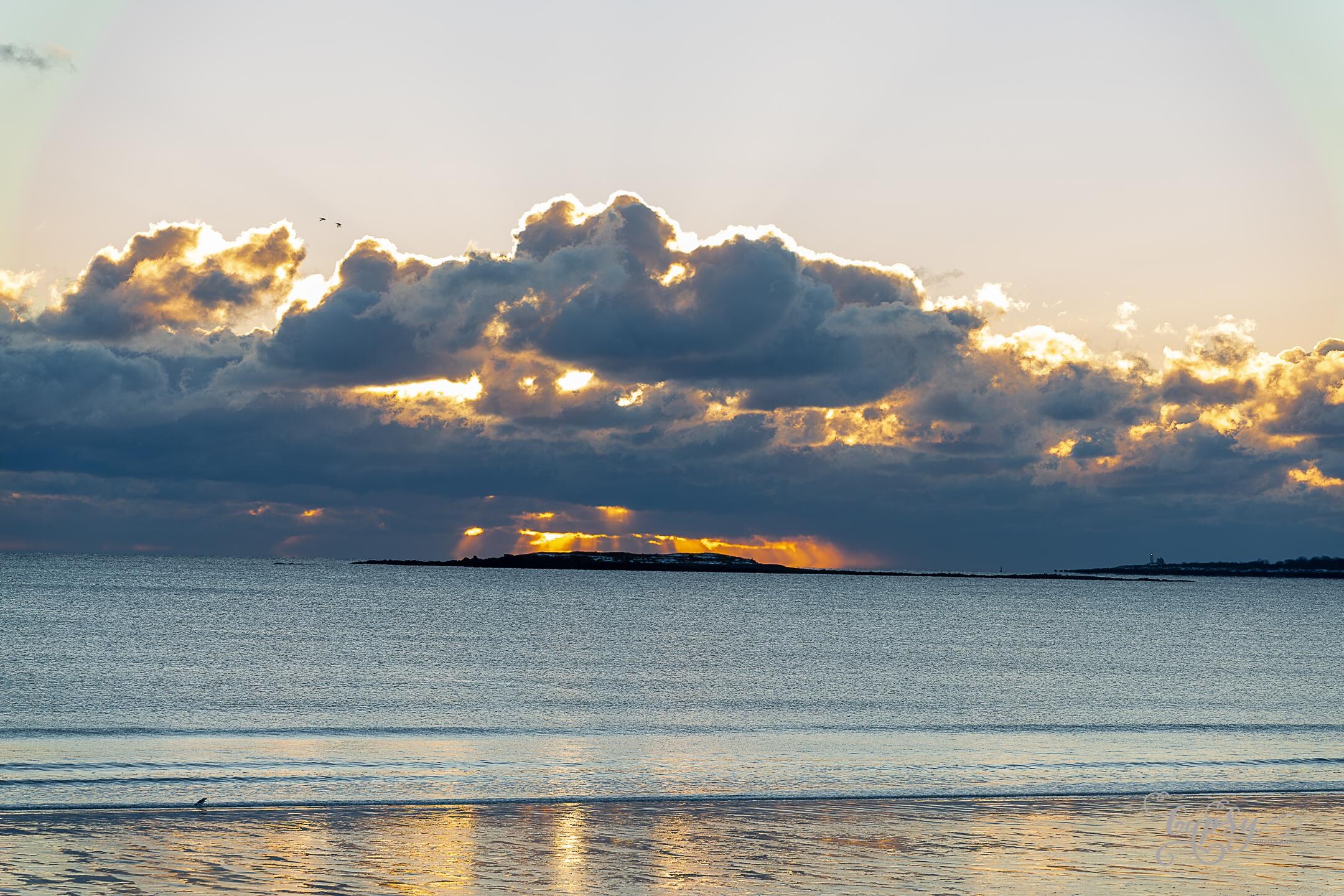 Sunrise from back deck