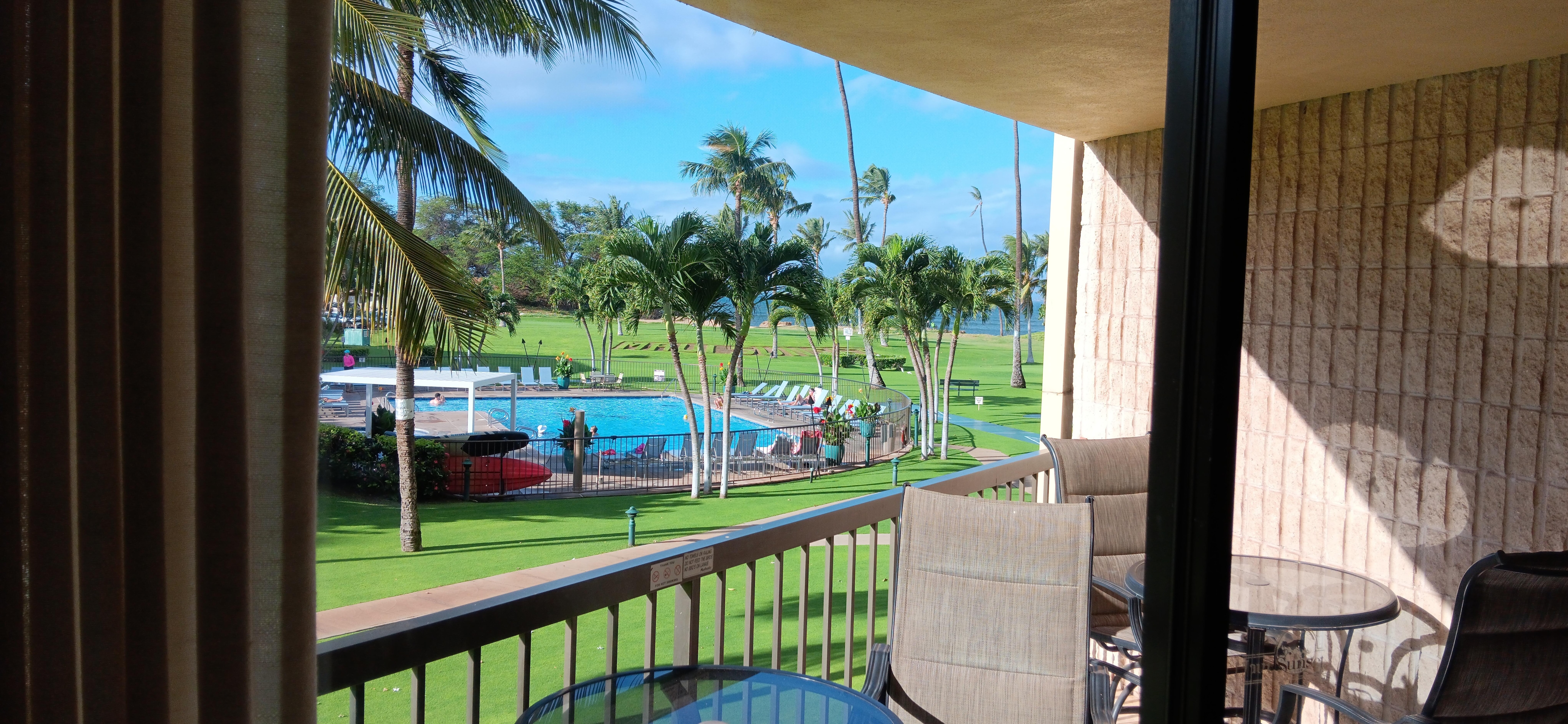 View from the balcony.