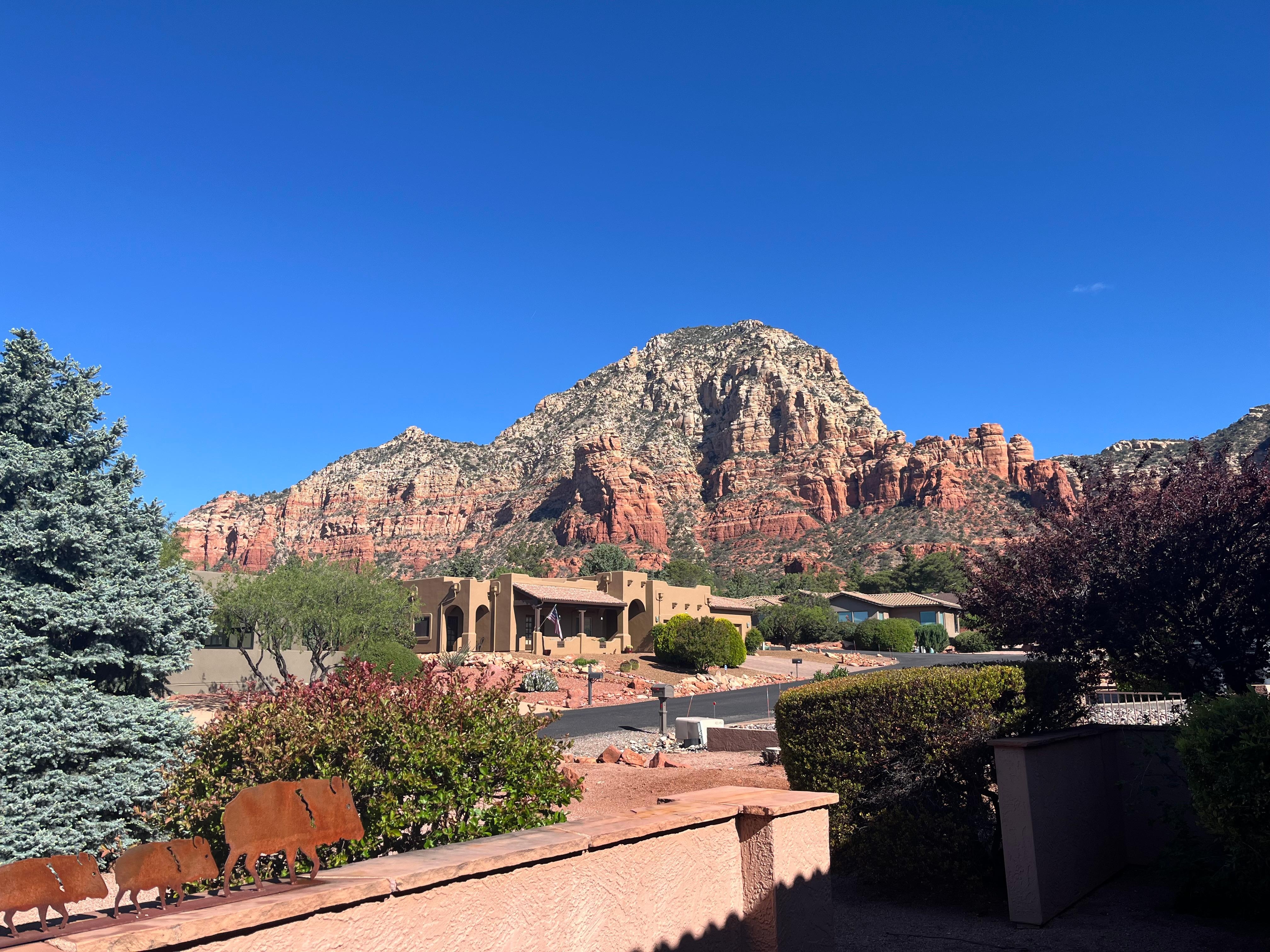 View from front patio