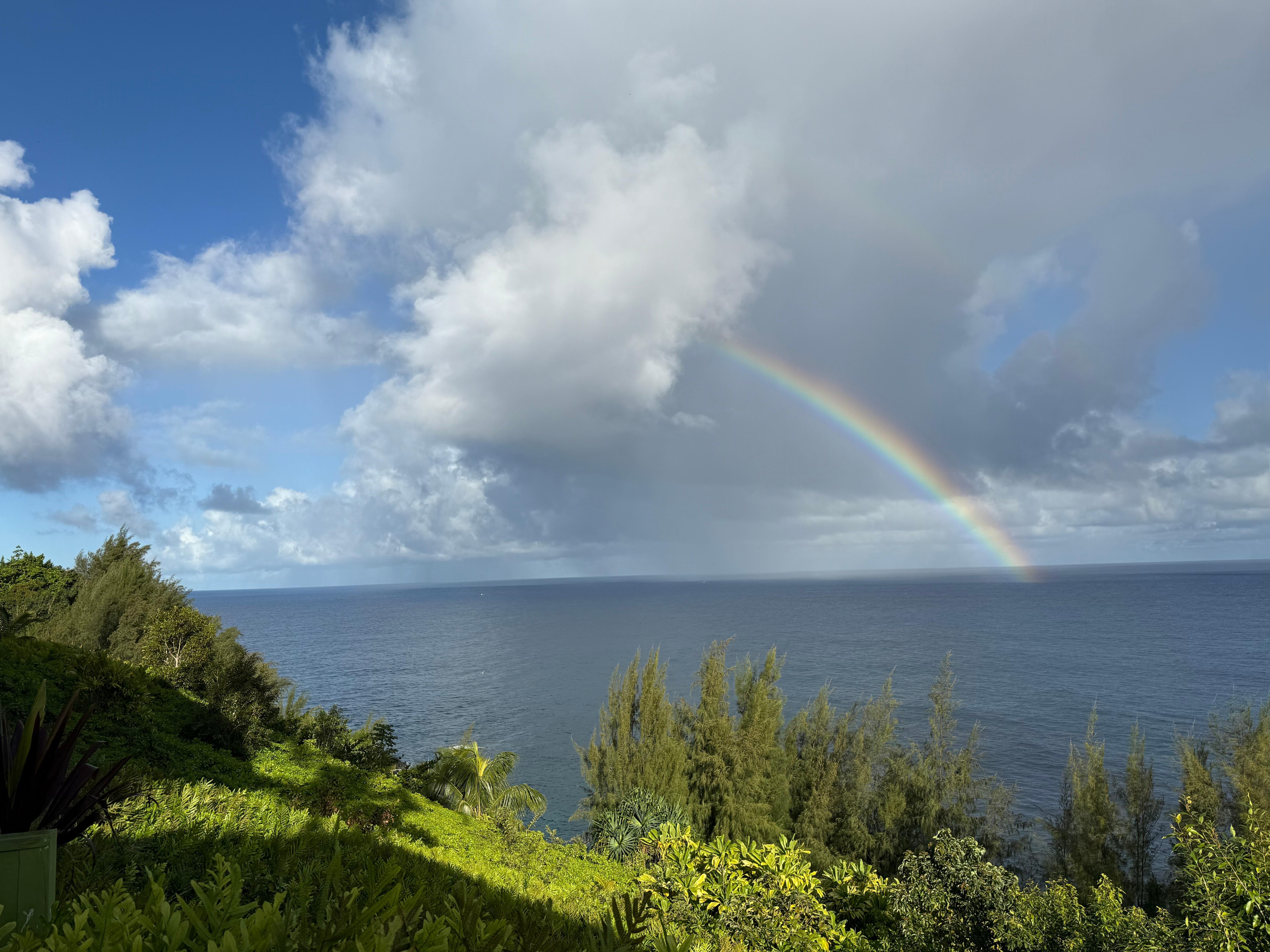 Rainbow from the property grounds
