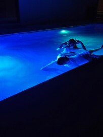 Nighttime swim