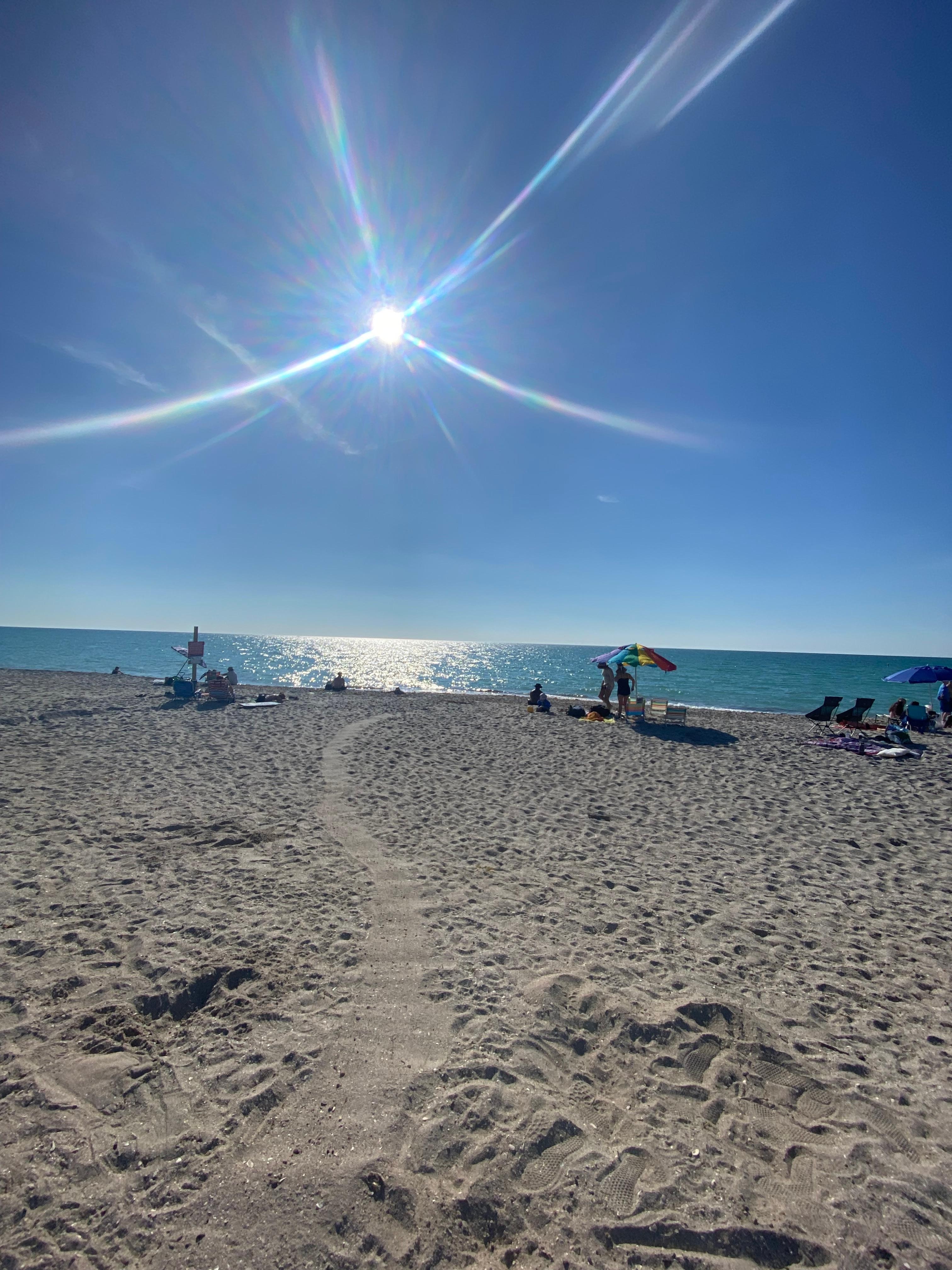 Beach views from Manasota beach