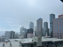 Another beautiful view from the balcony of the city.