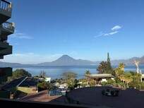 View from lakeside balcony