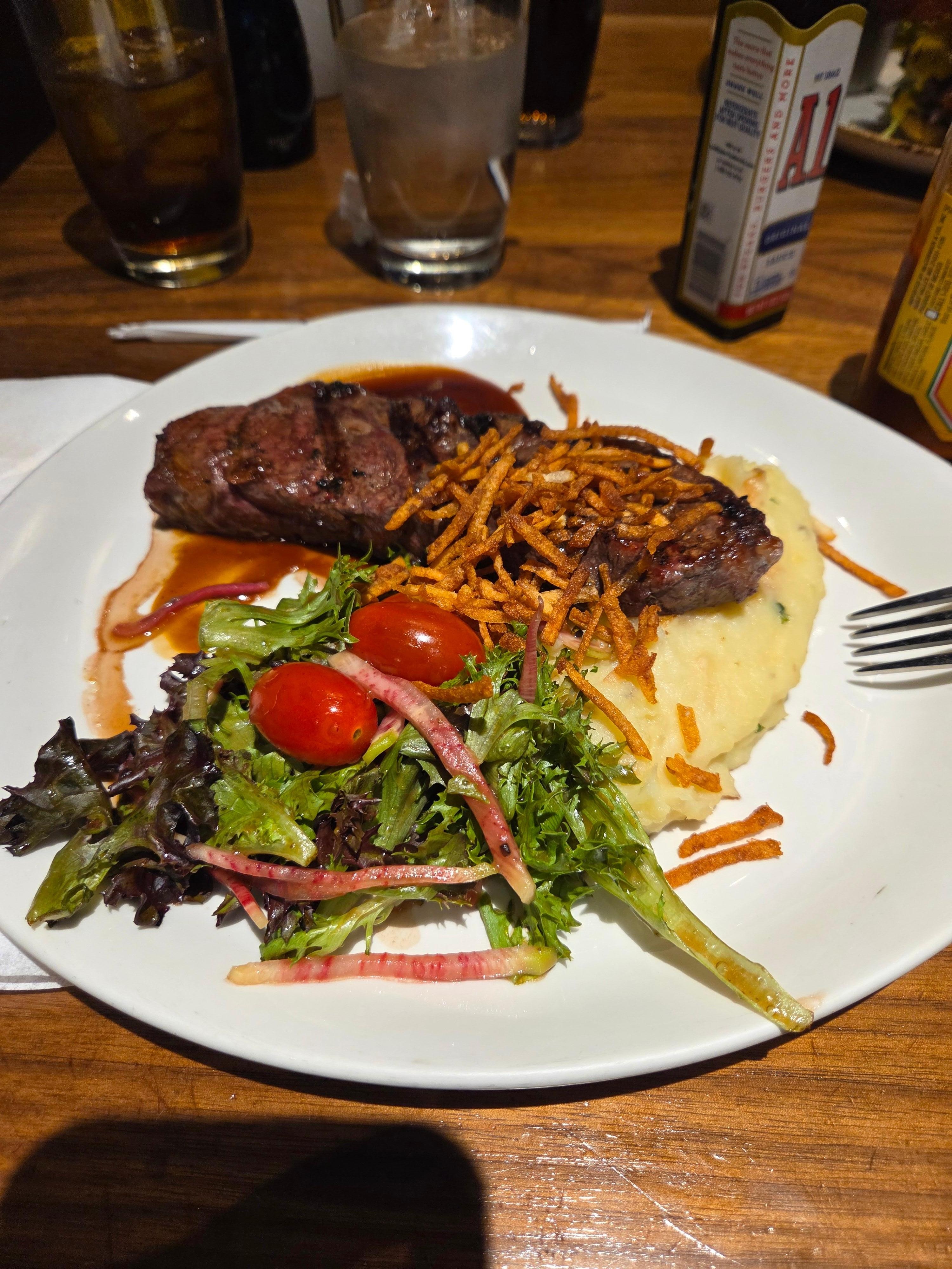 Steak and mash from twenty four 7