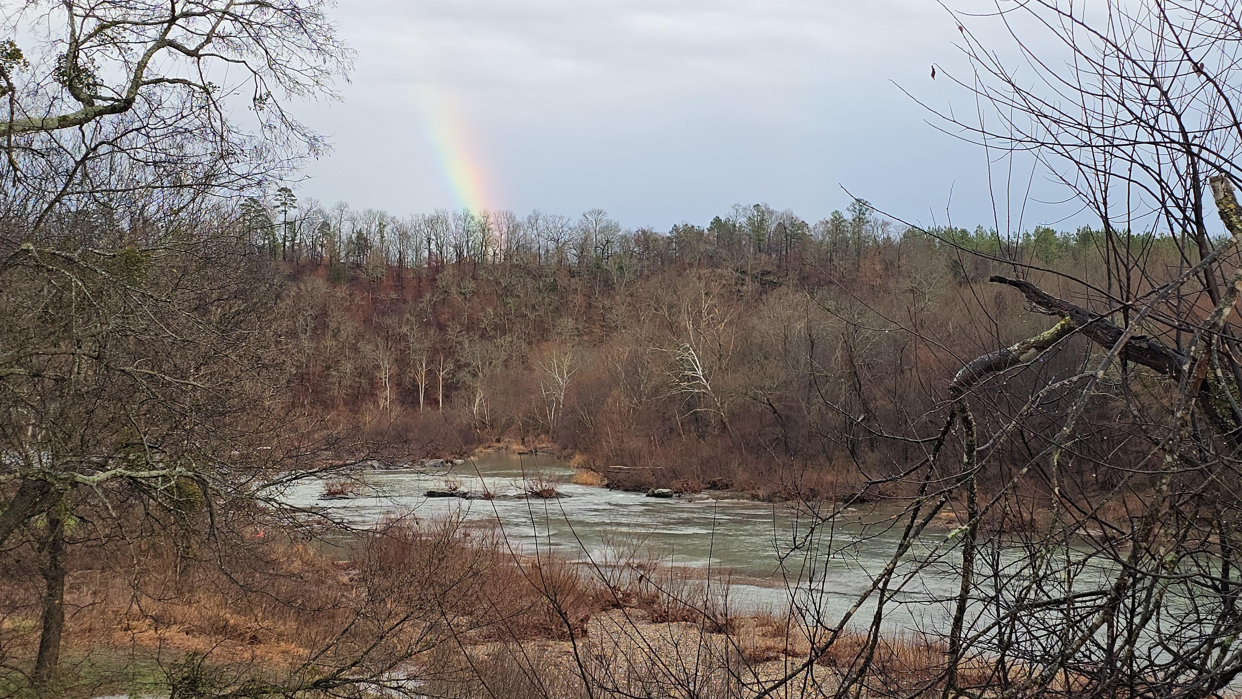 View from second story balcony the picture doesnt do it justice. It had just rained and was a little overcast. 