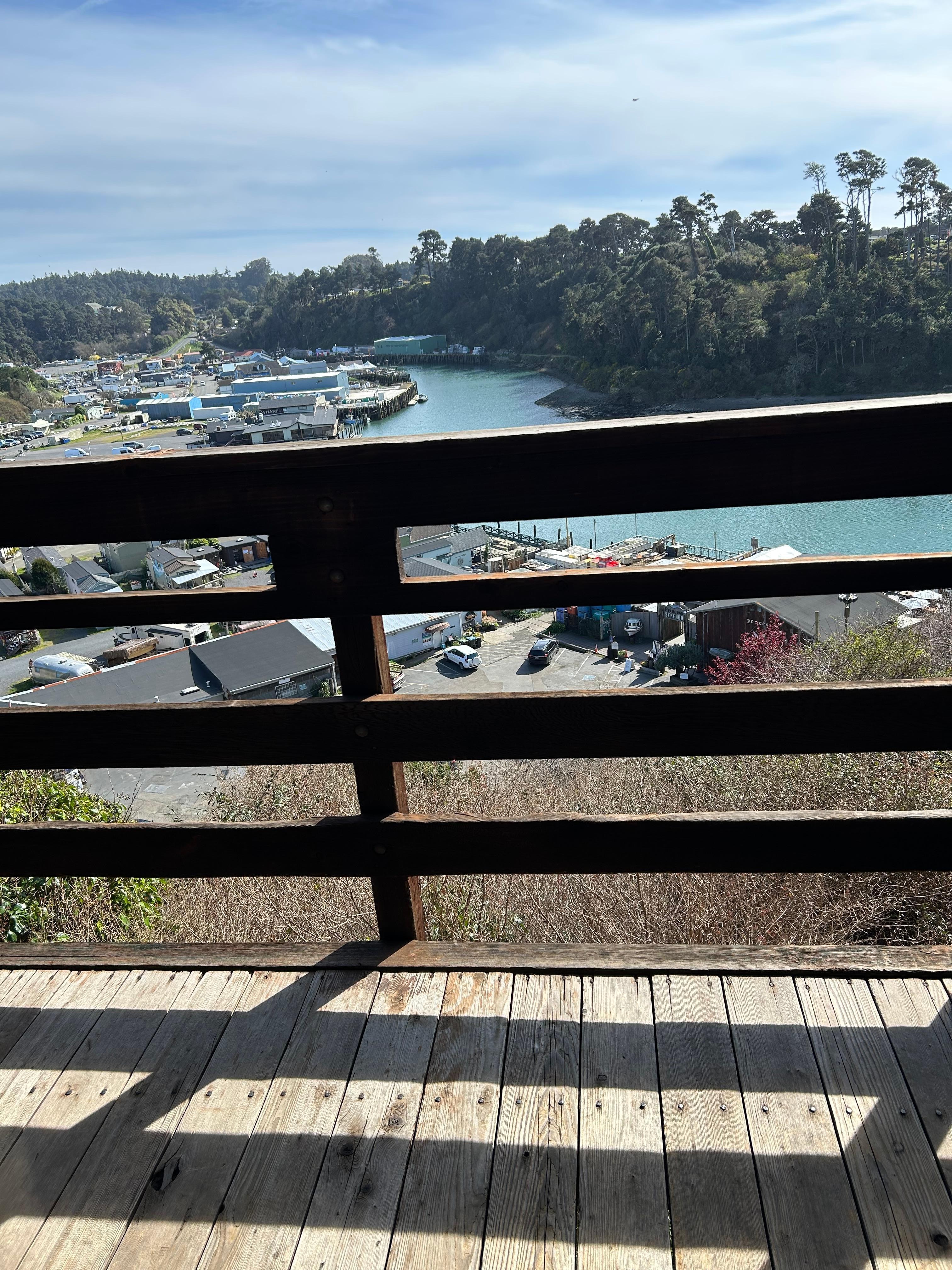 View from the balcony 