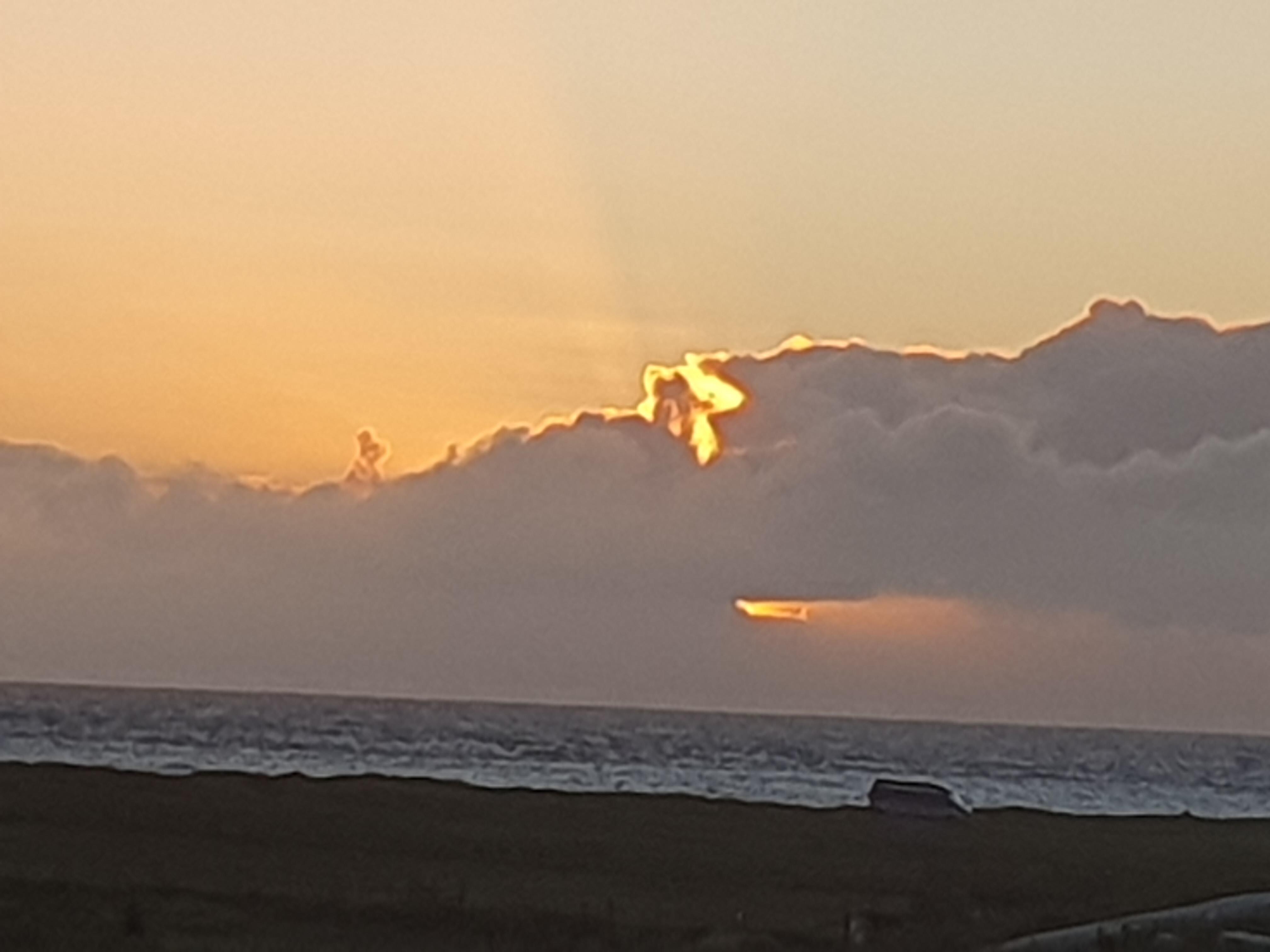 Sunset from the kitchen