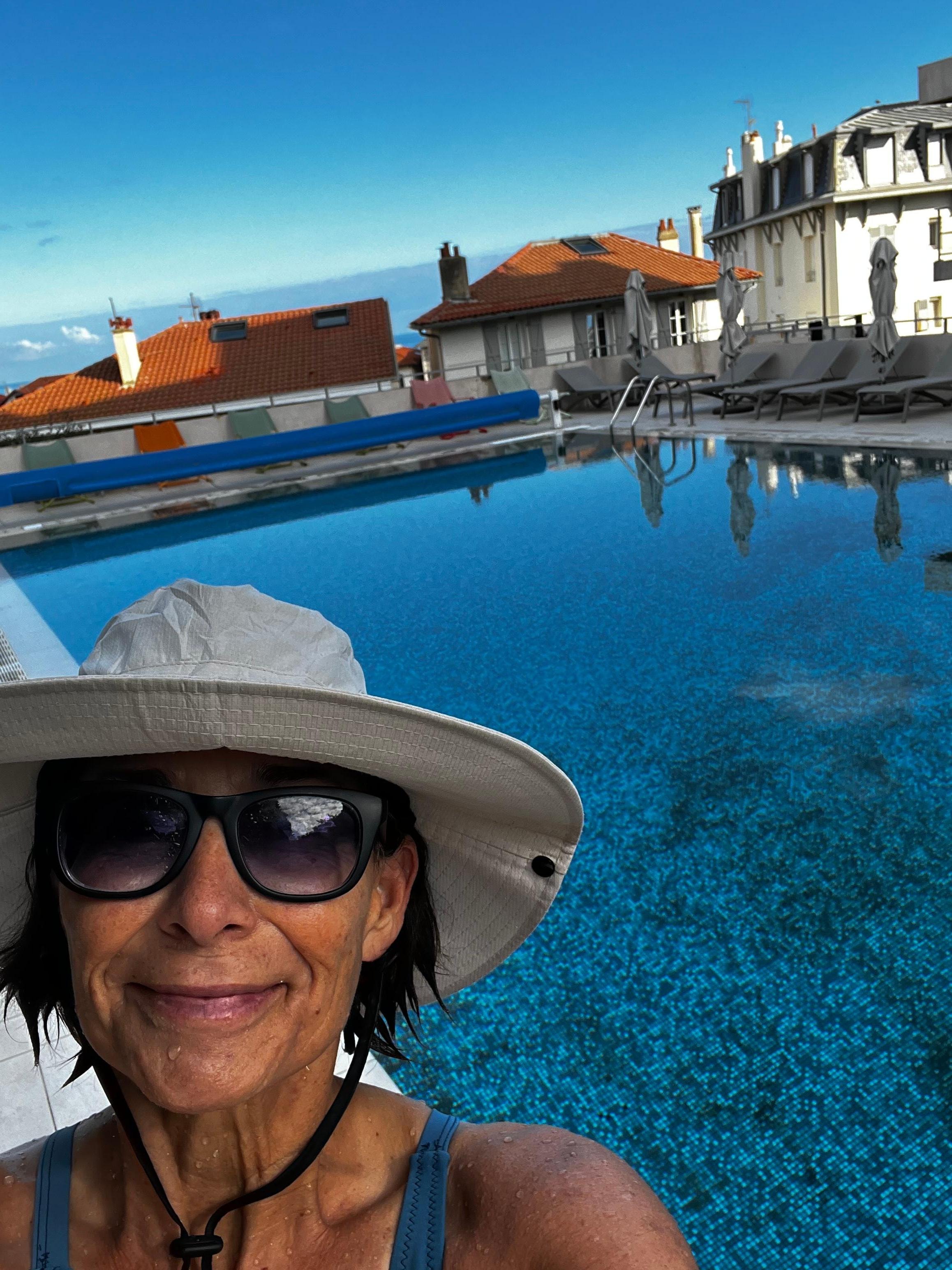 La piscine c’est magnifique . 