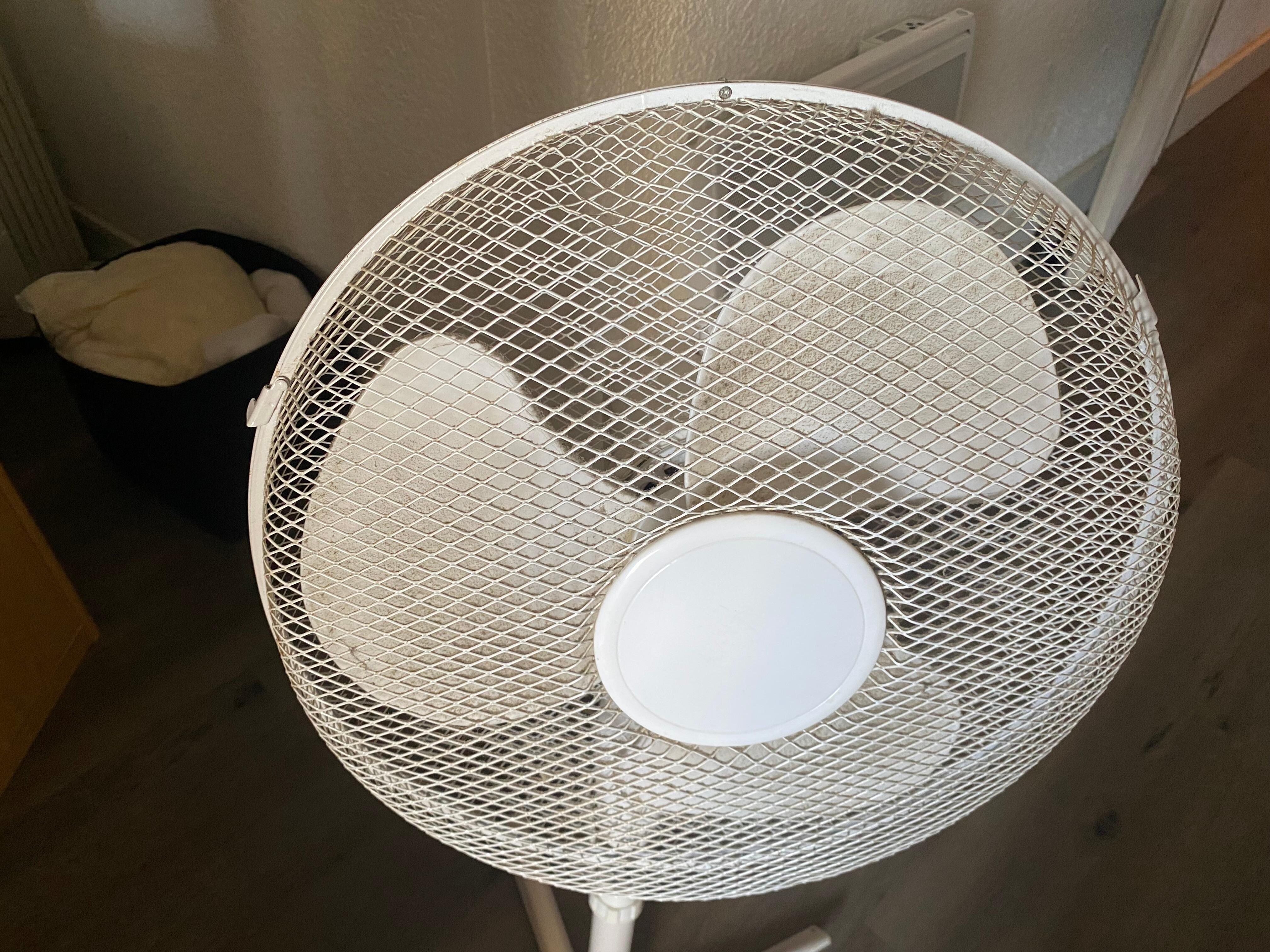 Ventilateur poussiéreux