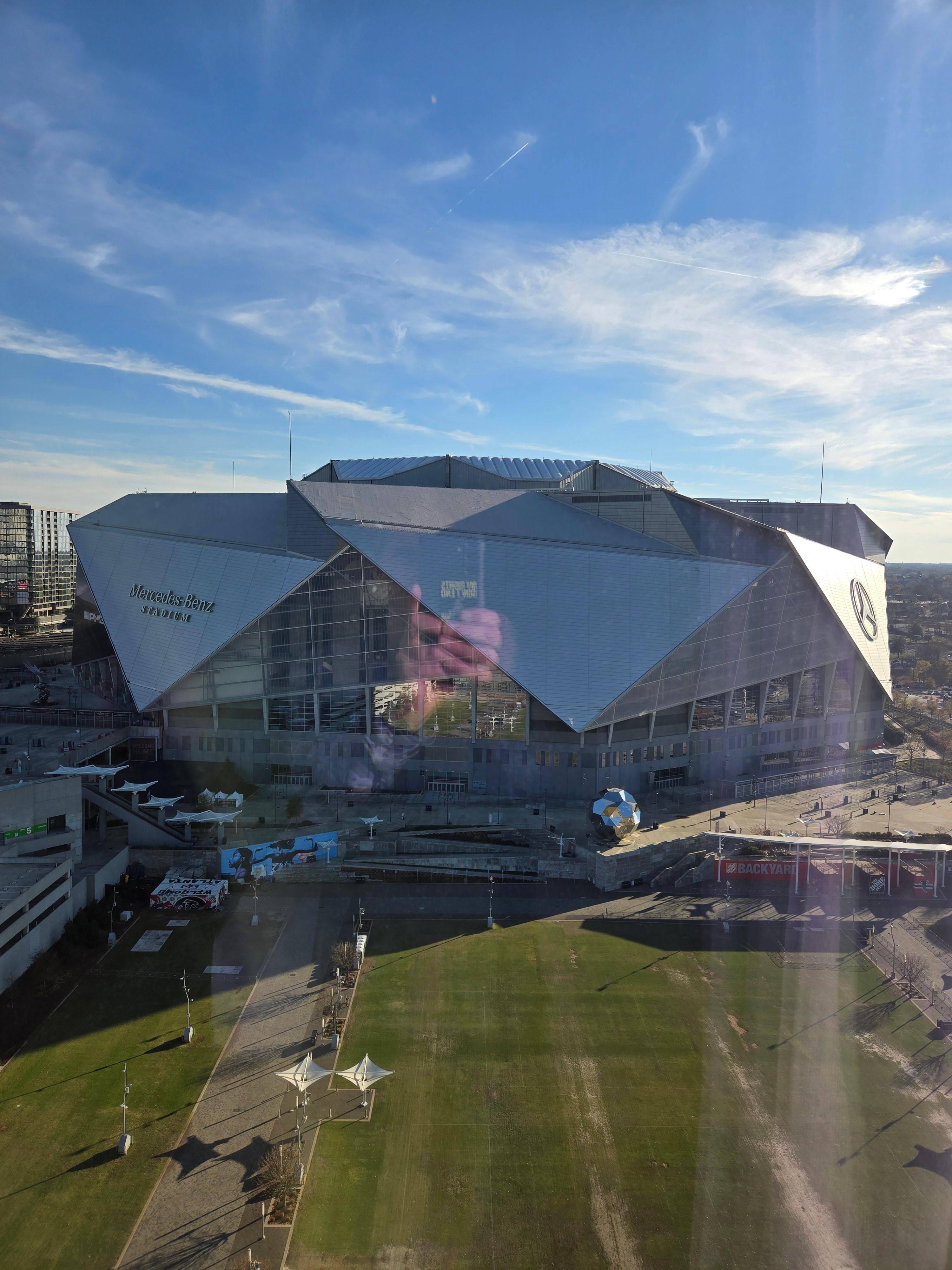Stadium view from the room