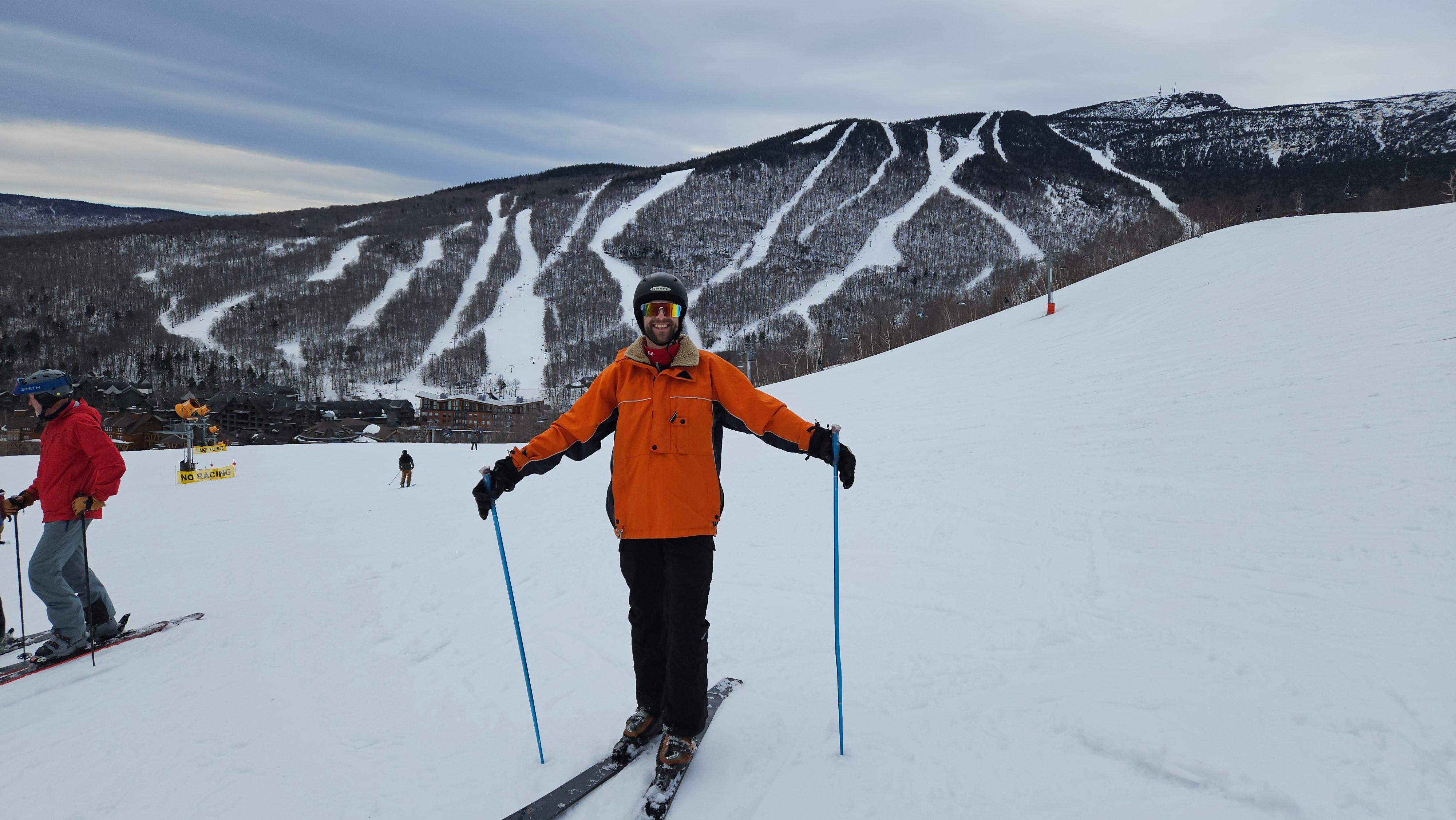 The snow was fantastic.