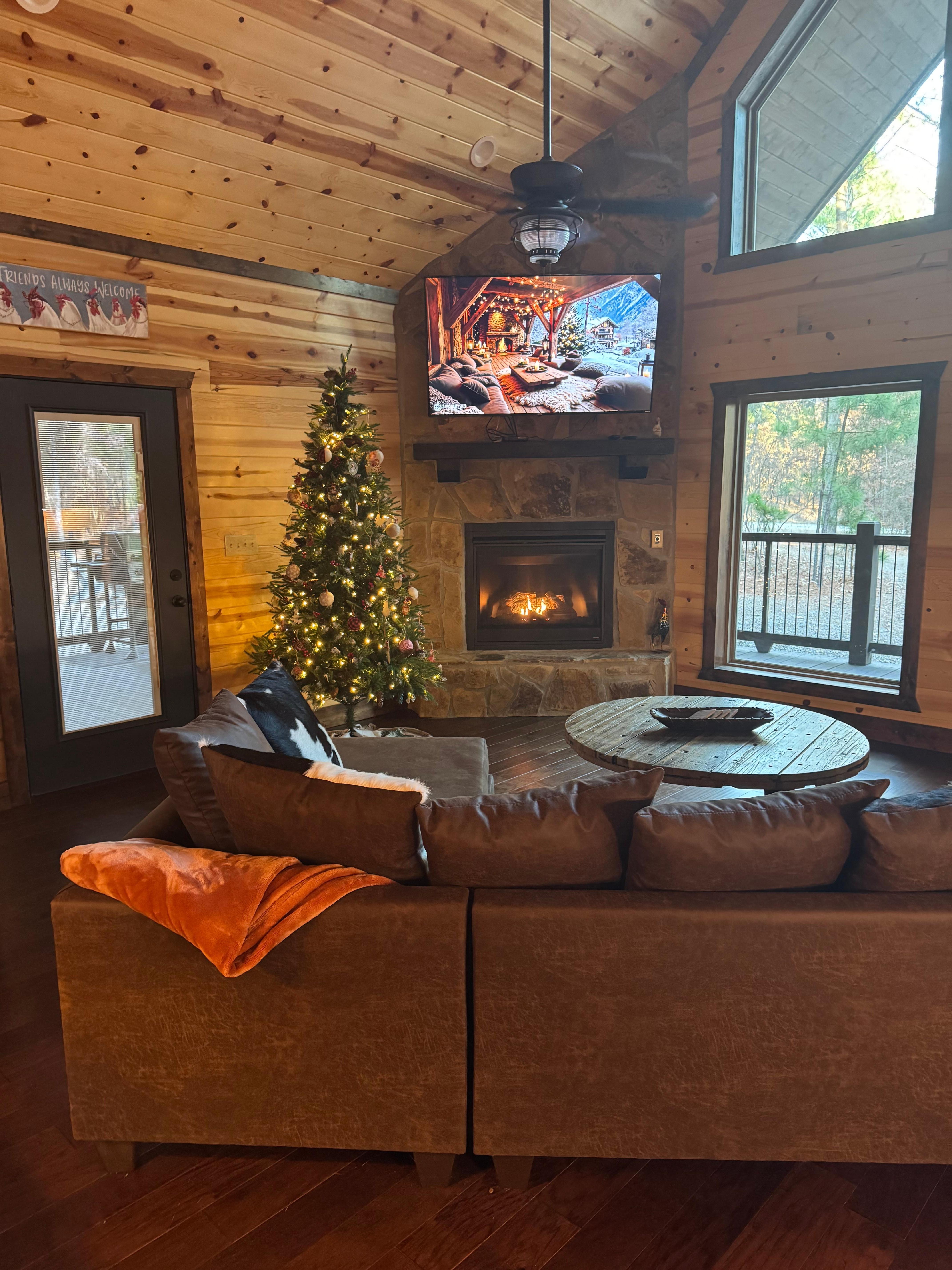 We went right after New Years. The Christmas tree was still up and we loved that!