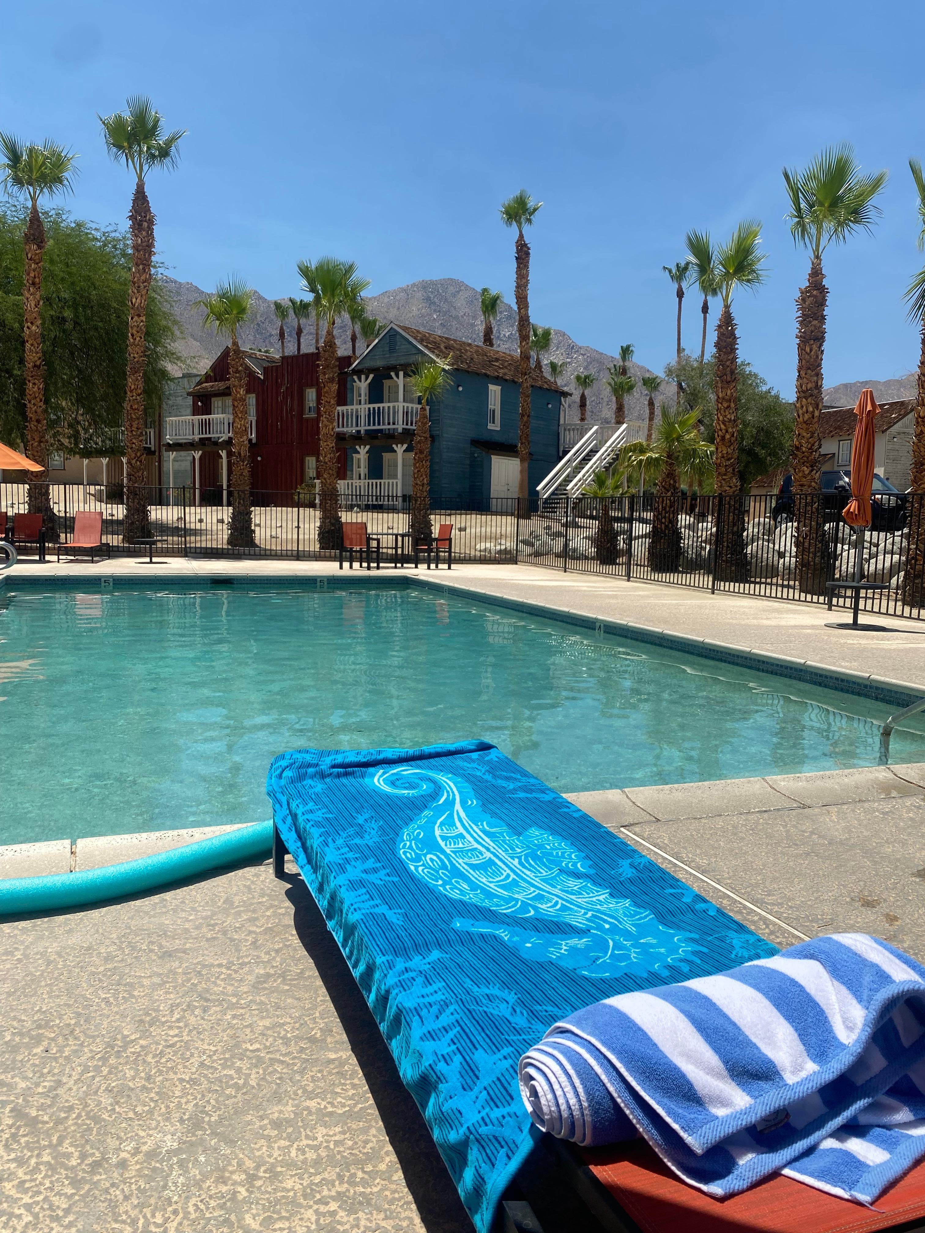 Lower swimming pool by RV sites