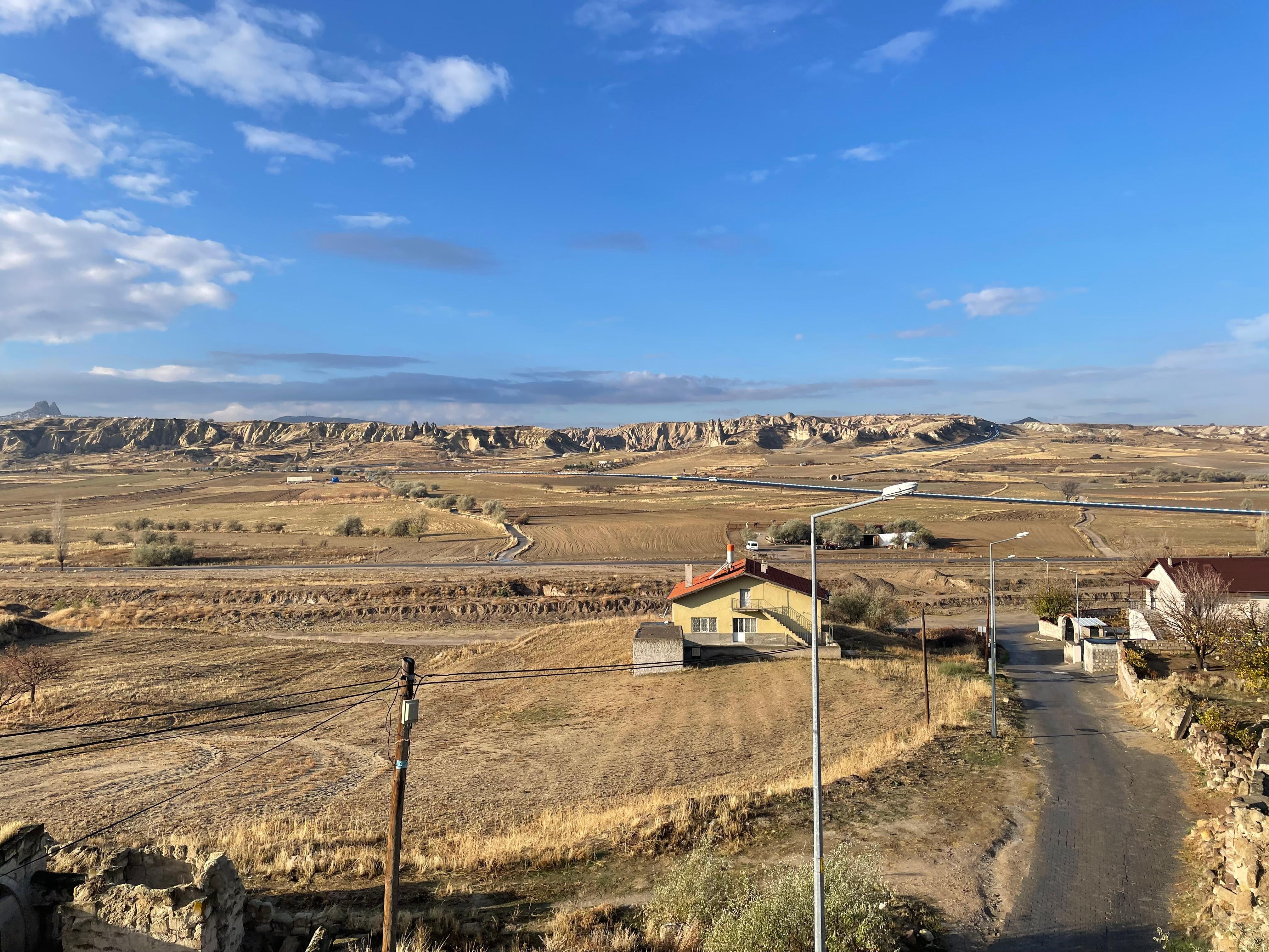 Harika bir manzarası vardı