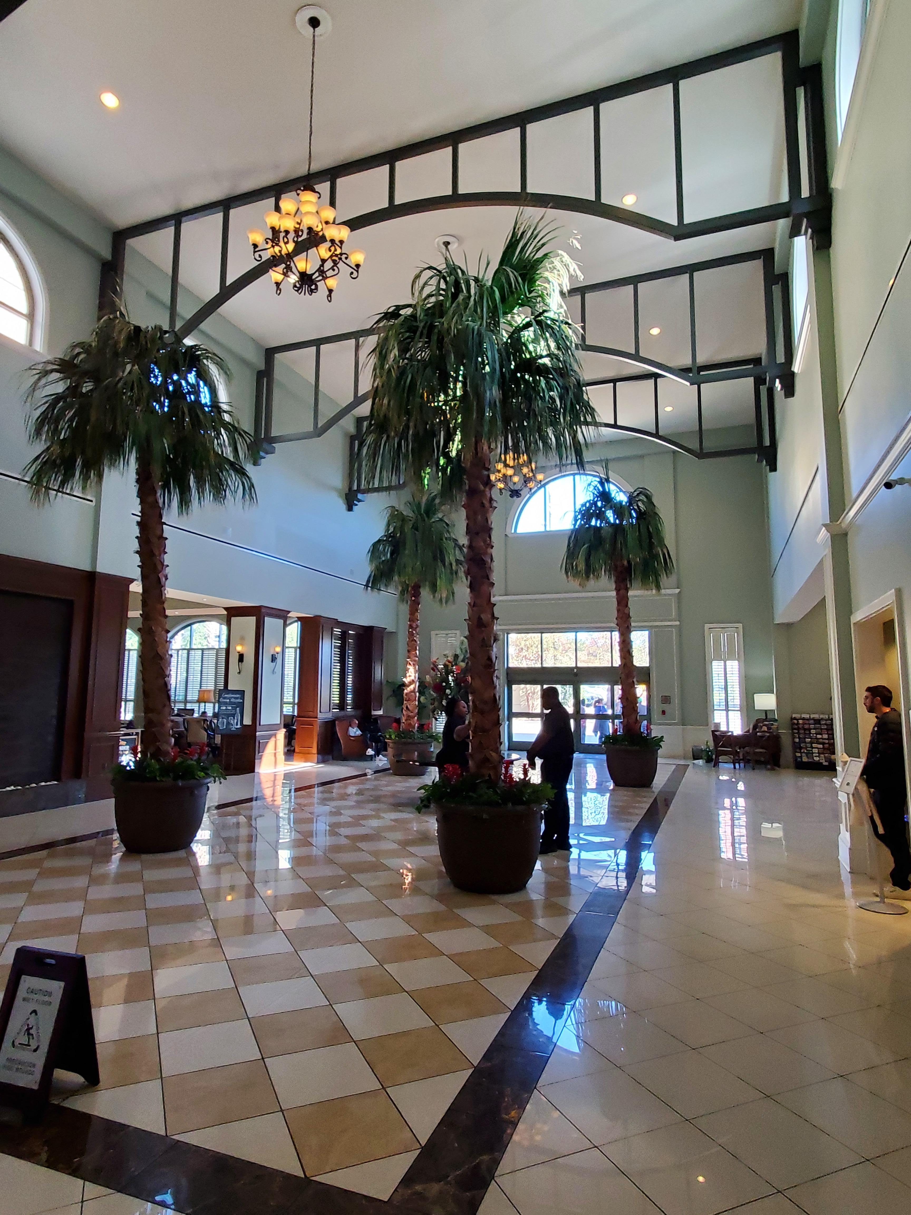 An impressive lobby.