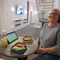 Kleine "Sitzecke" nahe der Mini-Küche