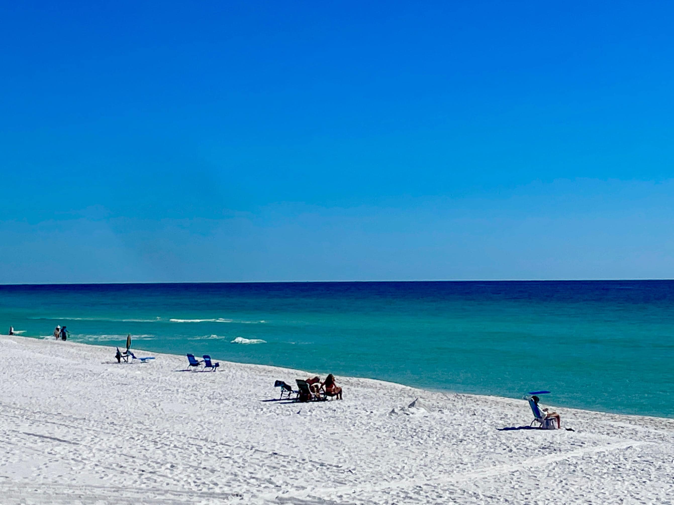 Two minutes by car from the property. Private development beach. 