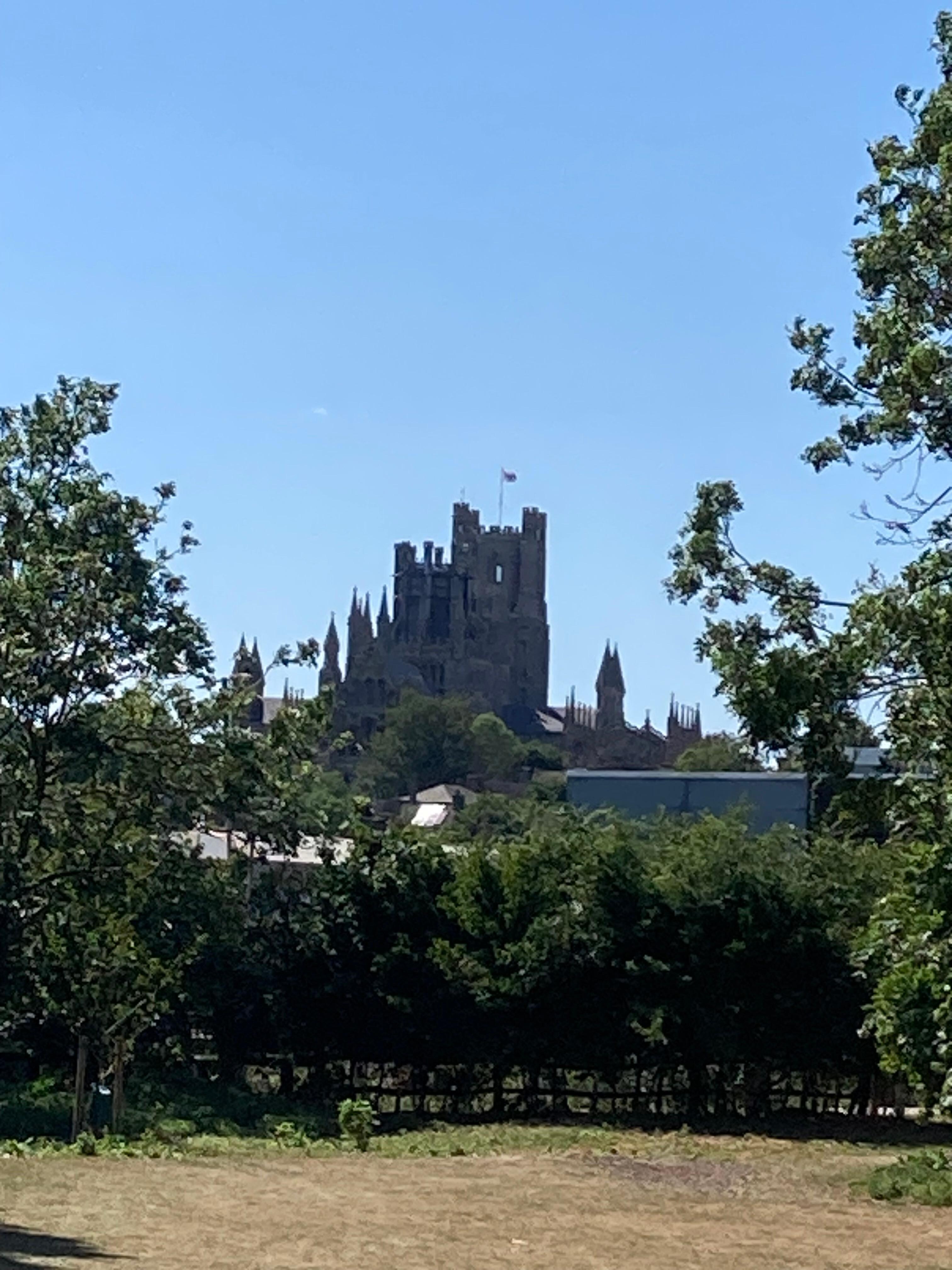 Ely Cathedral from country park.