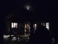 We went star gazing most nights in the adjacent paddock. The cottage and its manicured gardens looked welcoming even after dark.