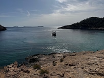 A short walk to this beach.