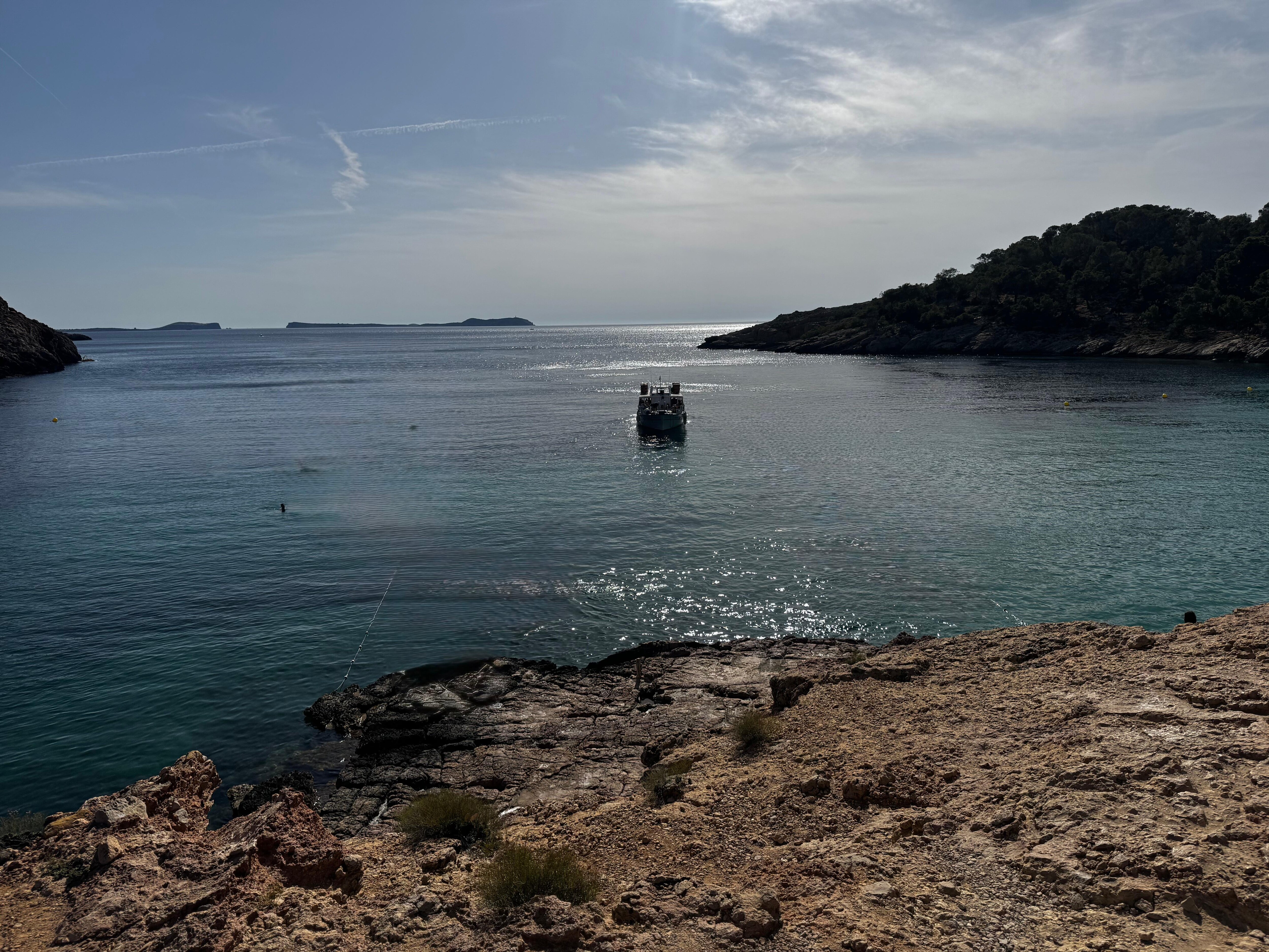 A short walk to this beach.  